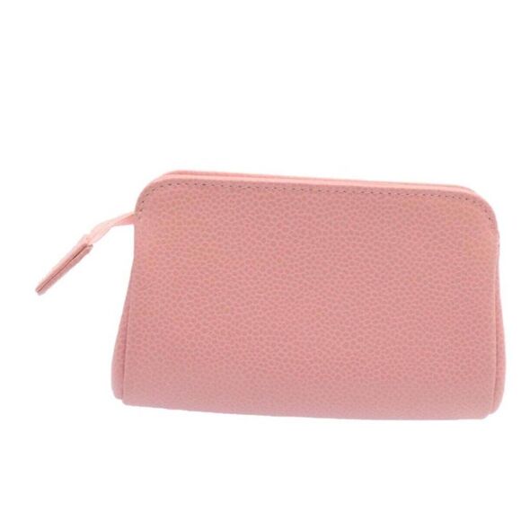 CHANEL COCO Mark Coin Purse Pouch Leather Pink CC - Picture 3 of 15